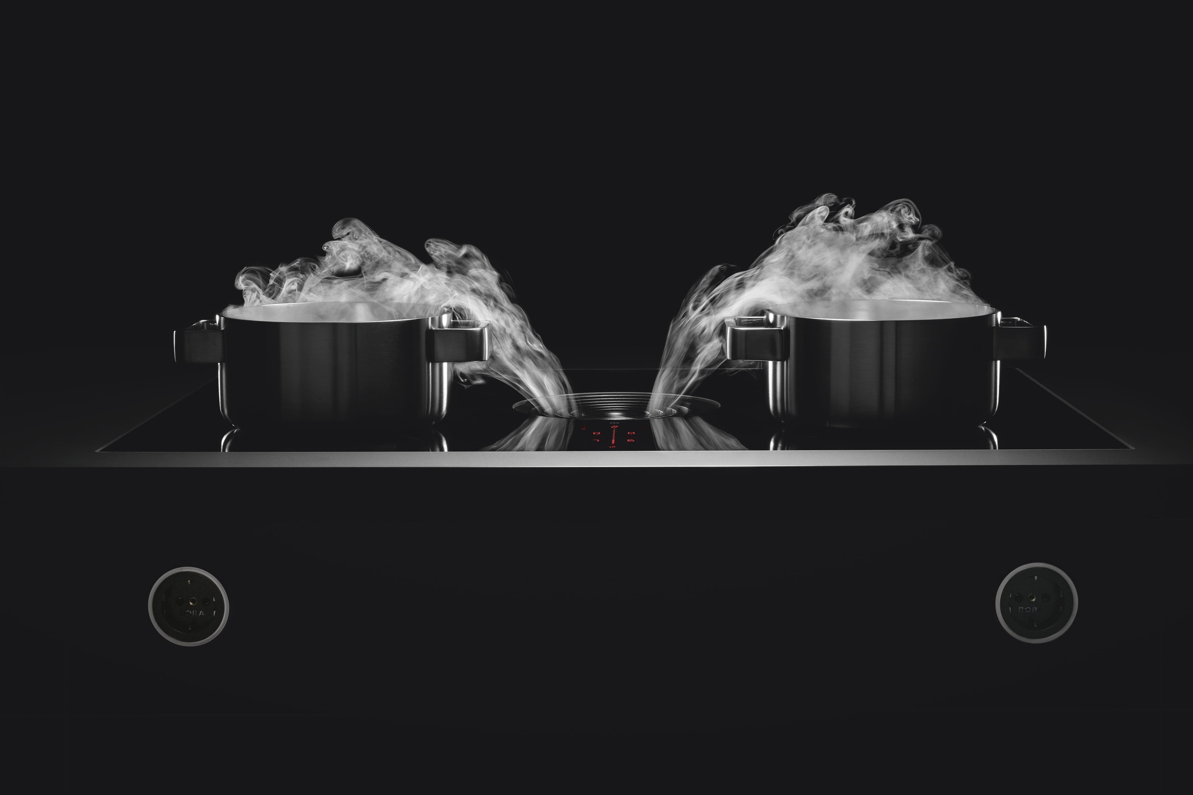 PURE - Table de cuisson induction avec dispositif aspirant (version recyclage)