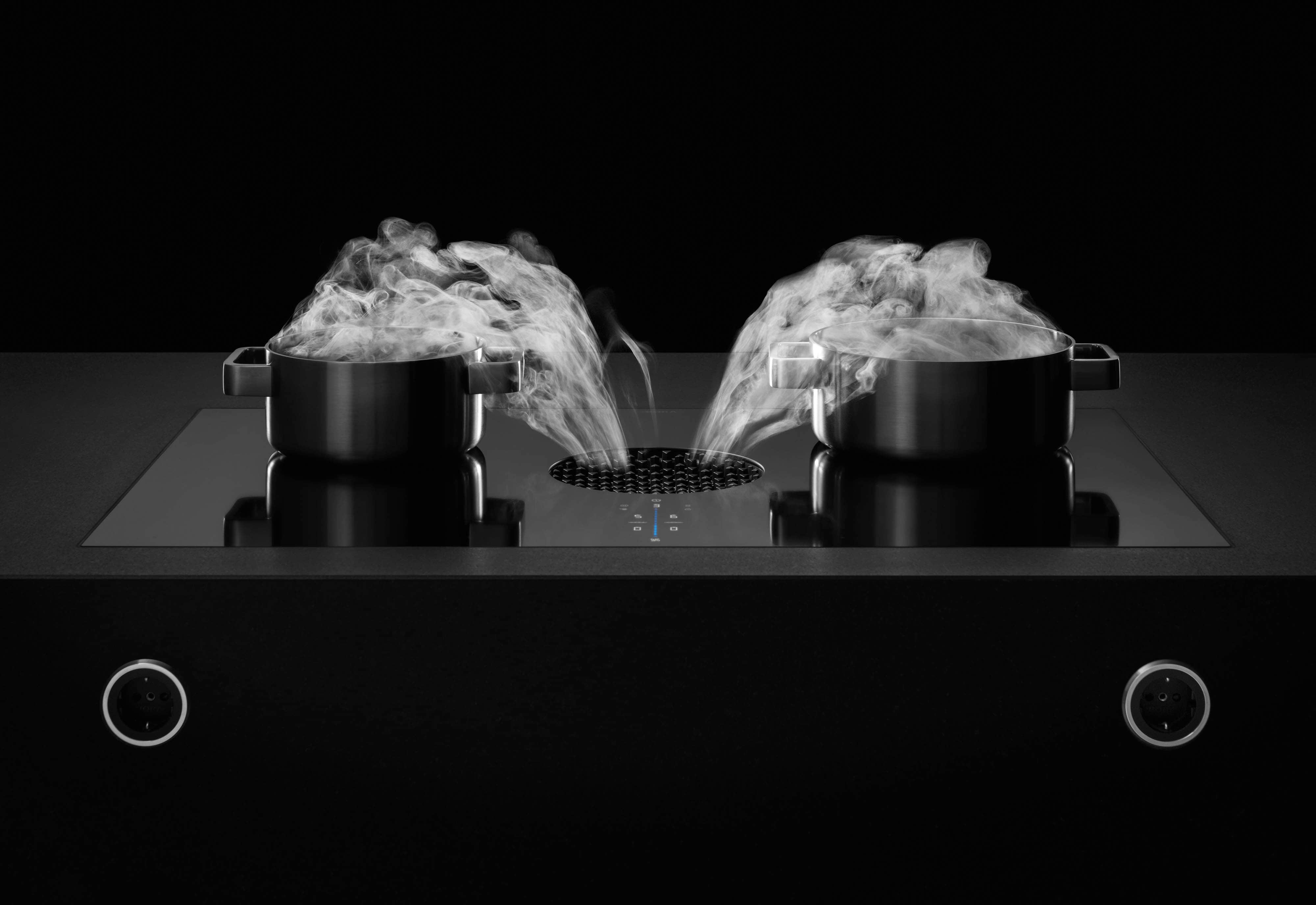 X PURE - Table de cuisson induction à zones continues avec dispositif aspirant et Bora Assist (version recyclage)