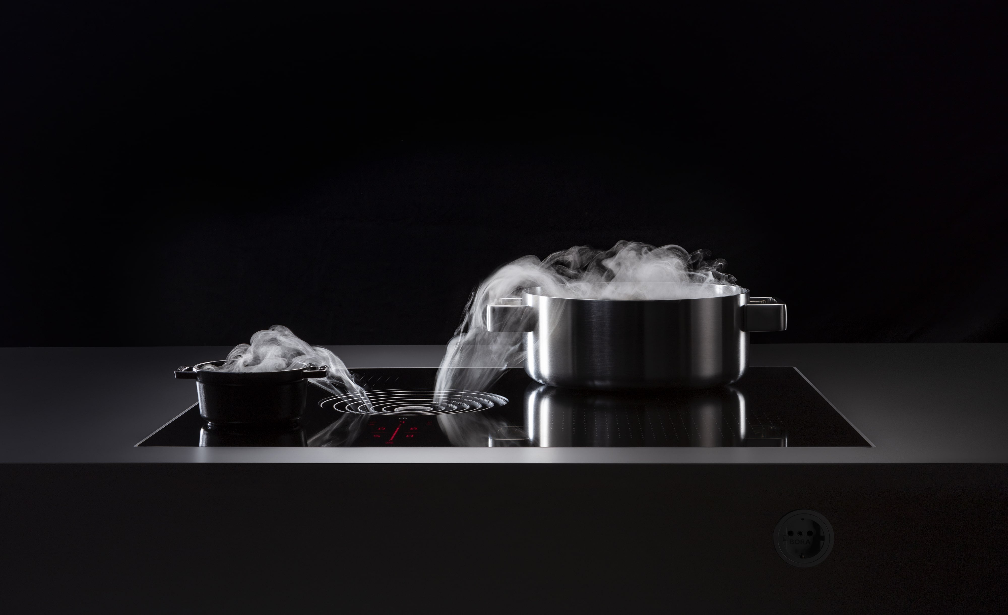 S PURE - Table de cuisson induction avec dispositif aspirant (version recyclage)