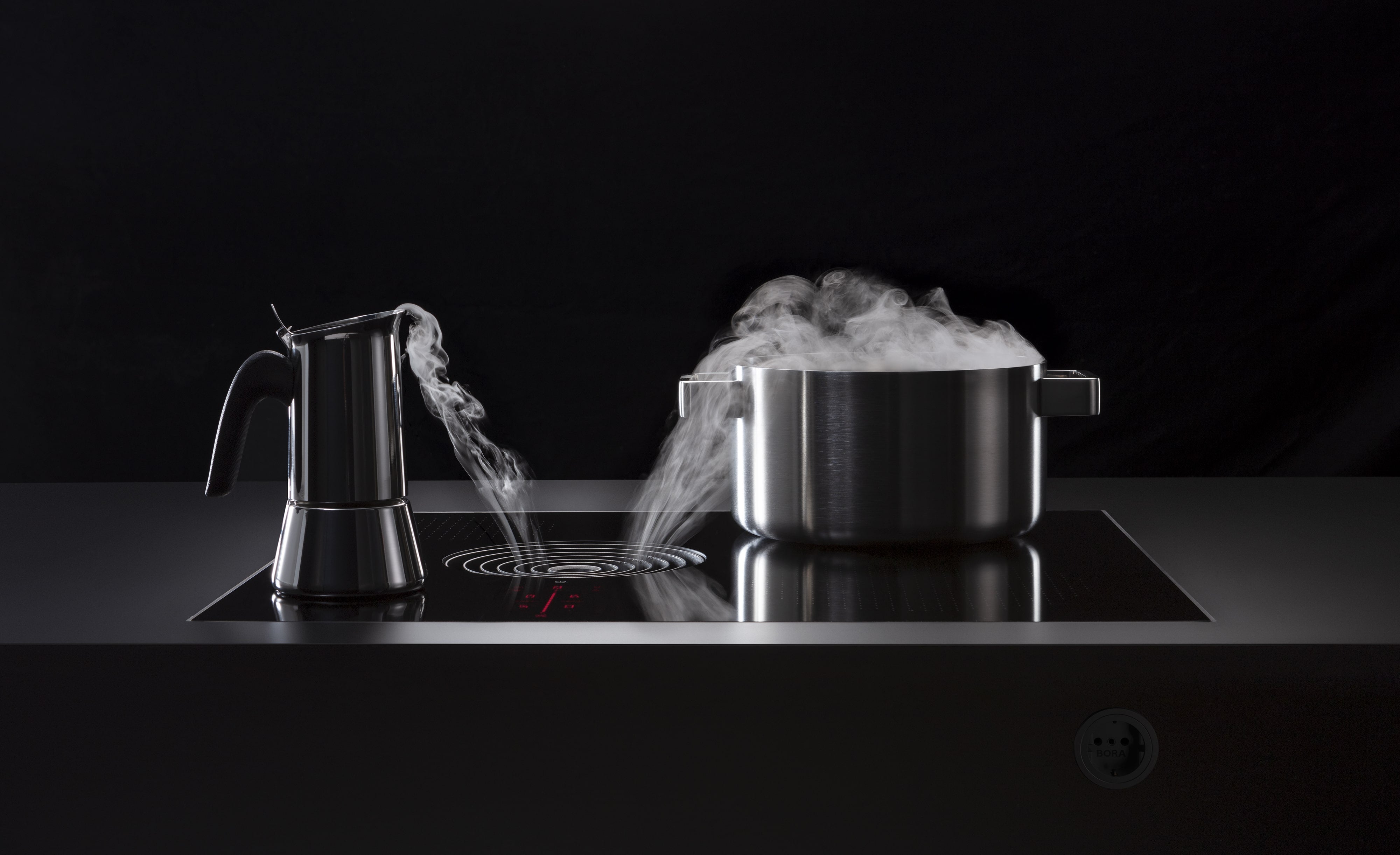 S PURE - Table de cuisson induction avec dispositif aspirant (version recyclage)