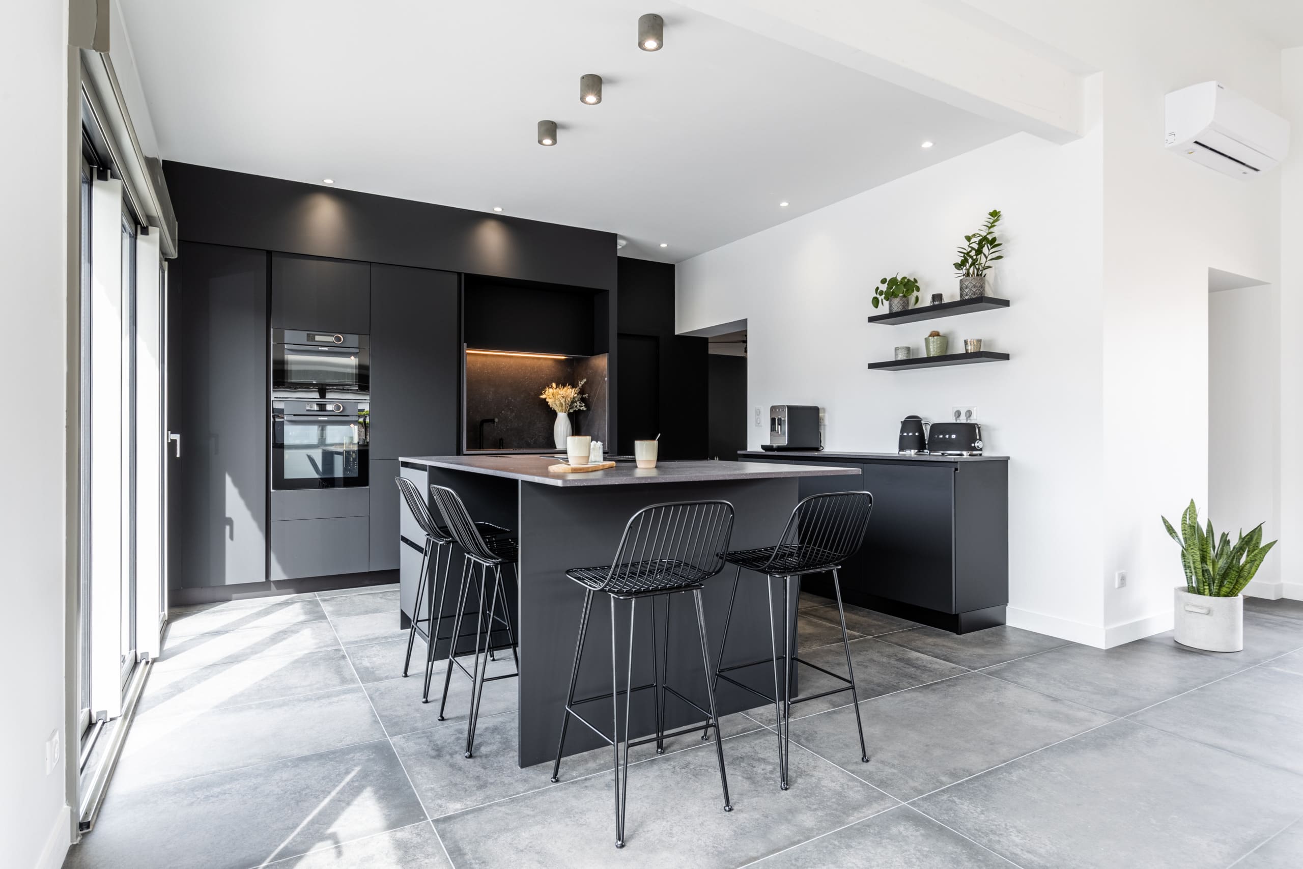 cuisine haut de gamme full black