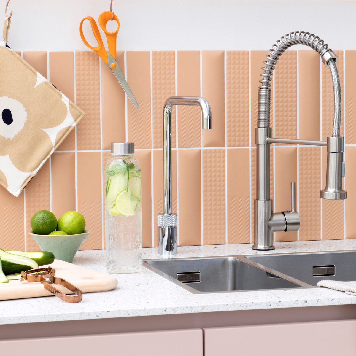 Robinet Quooker Nordic Square Chrome – robinet eau bouillante 100 °C