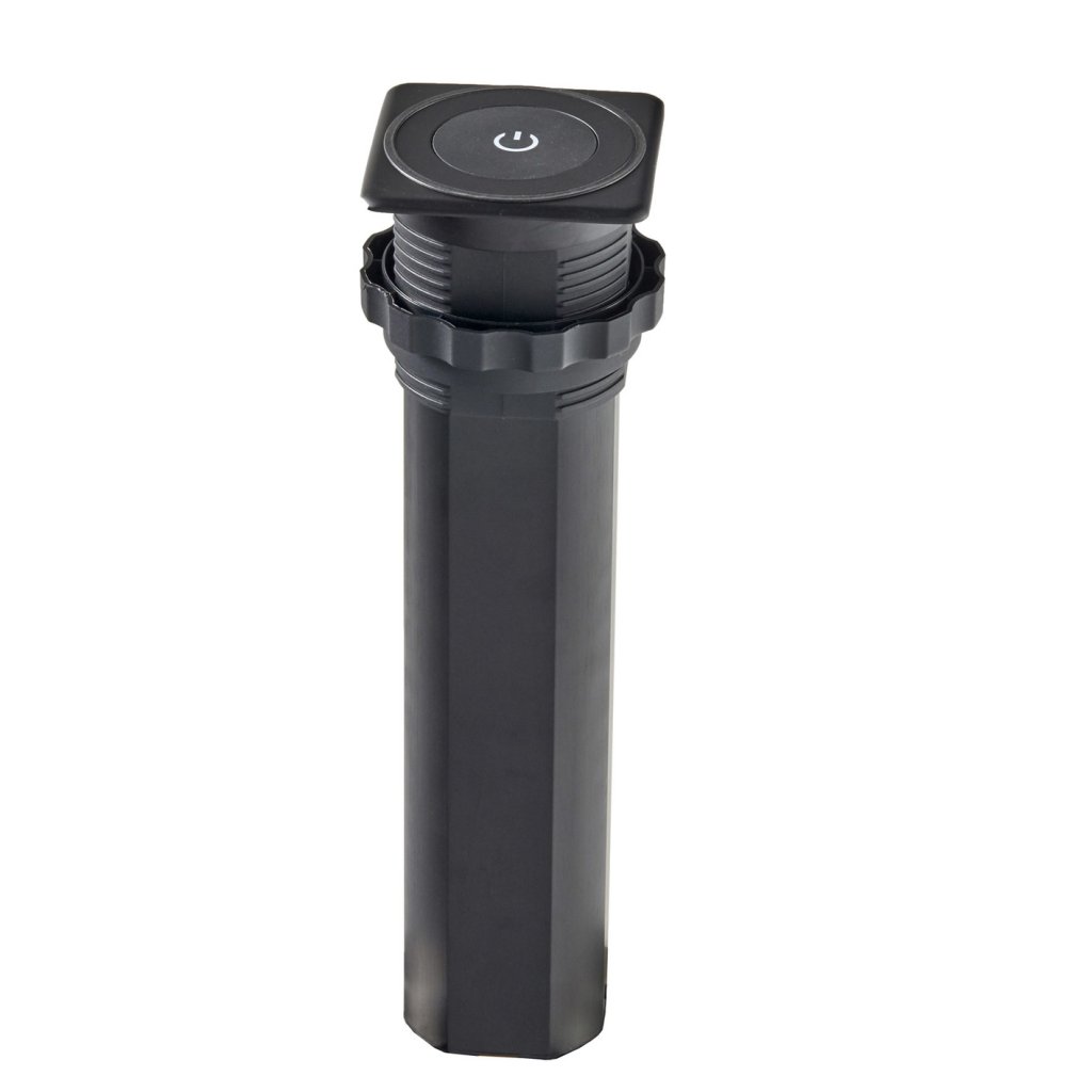 Bloc 2 prises + 2 USB (2A + 5V) autoMATICK rétractable - noir