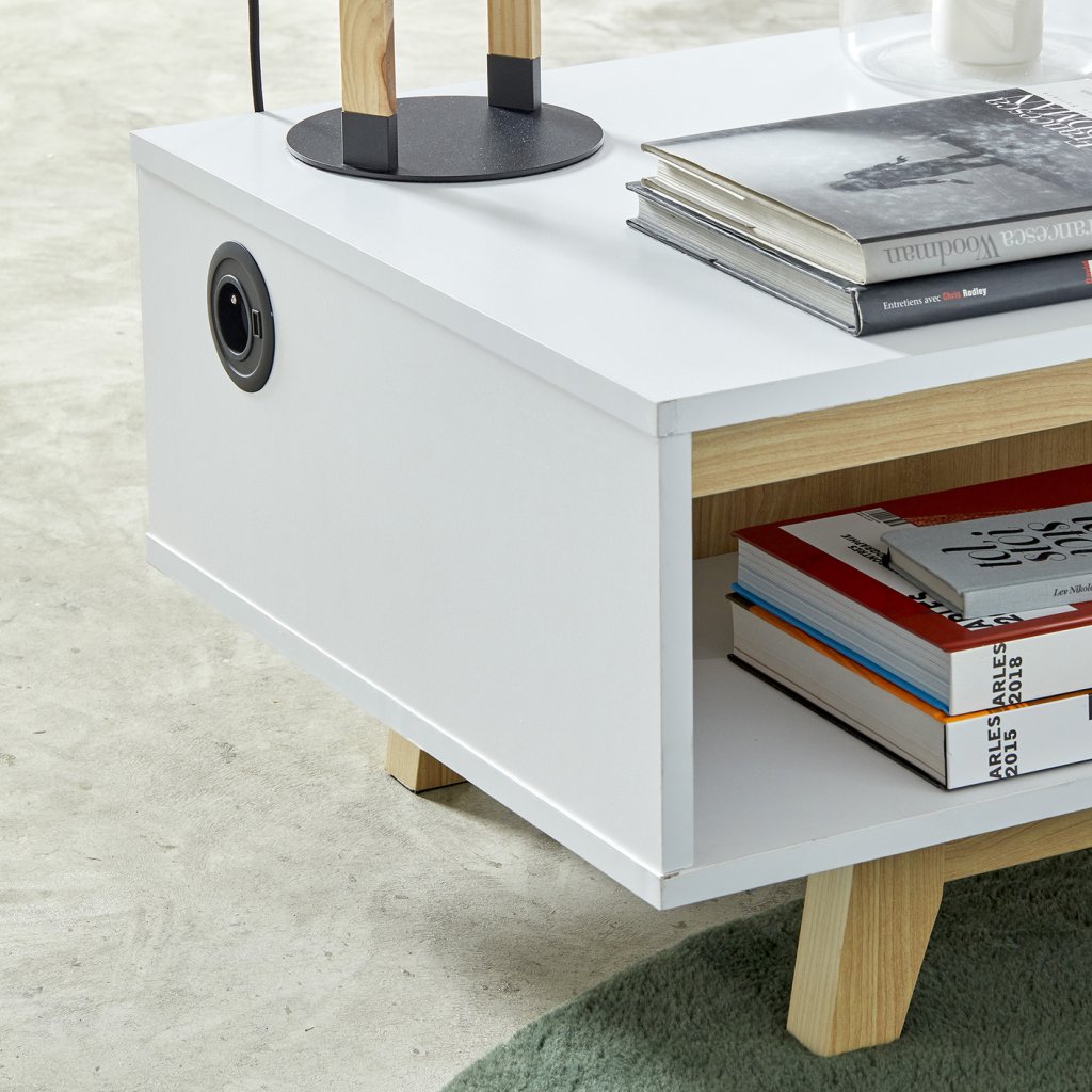 Bloc prise + USB DOT sans clapet-Finition Noir mat-16A-230V-2P+1T