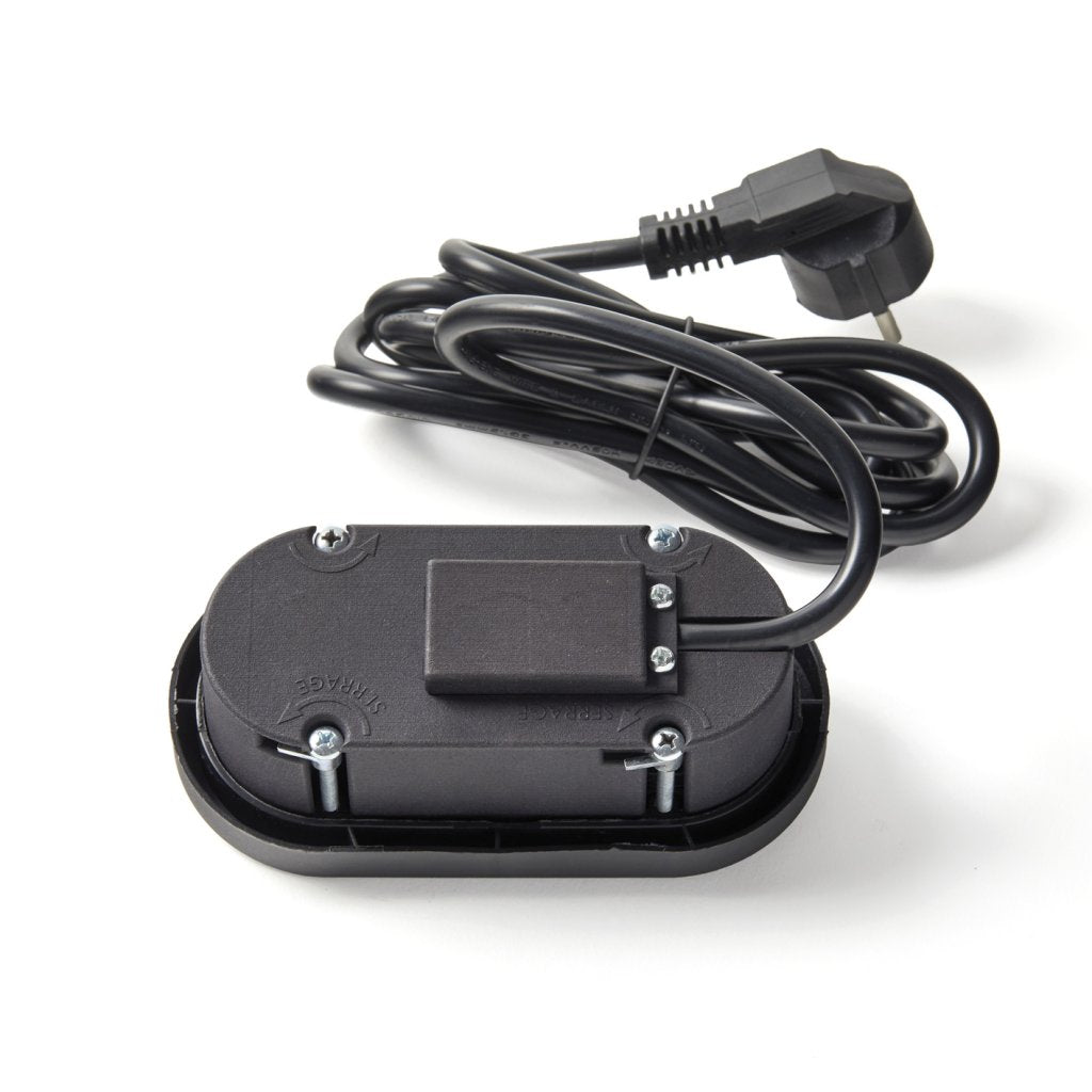 Bloc prises INFINI sans clapet - Finition Blanc mat - 1 prise 16A-230V-3680W maxi + USB-A + USB-C