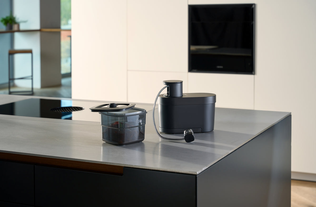 Boîte de mise sous vide BORA reliée au QVac Move