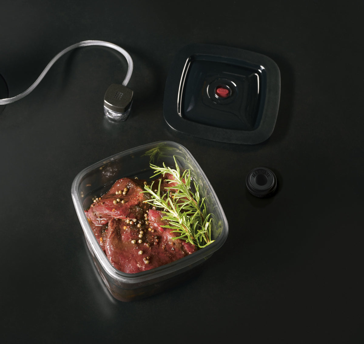Viande marinée sous vide avec le BORA QVac Move