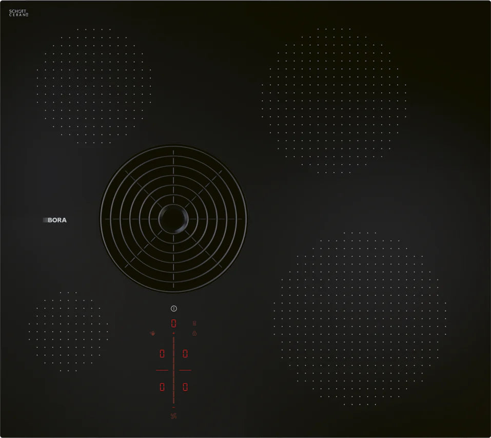 S PURE - Table de cuisson induction avec dispositif aspirant (évacuation d'air)