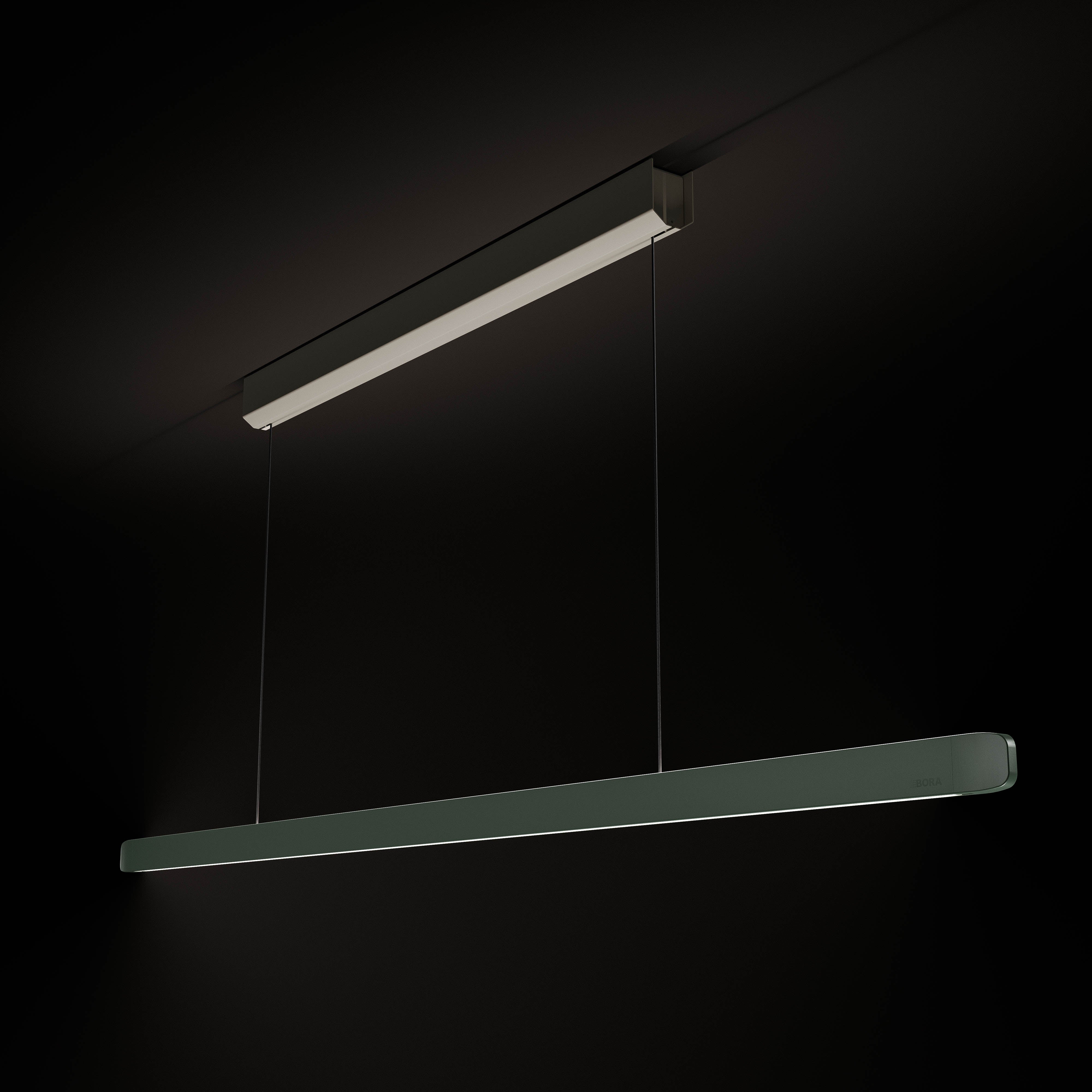 Horizon - Lampe à suspension fix (vert mousse)