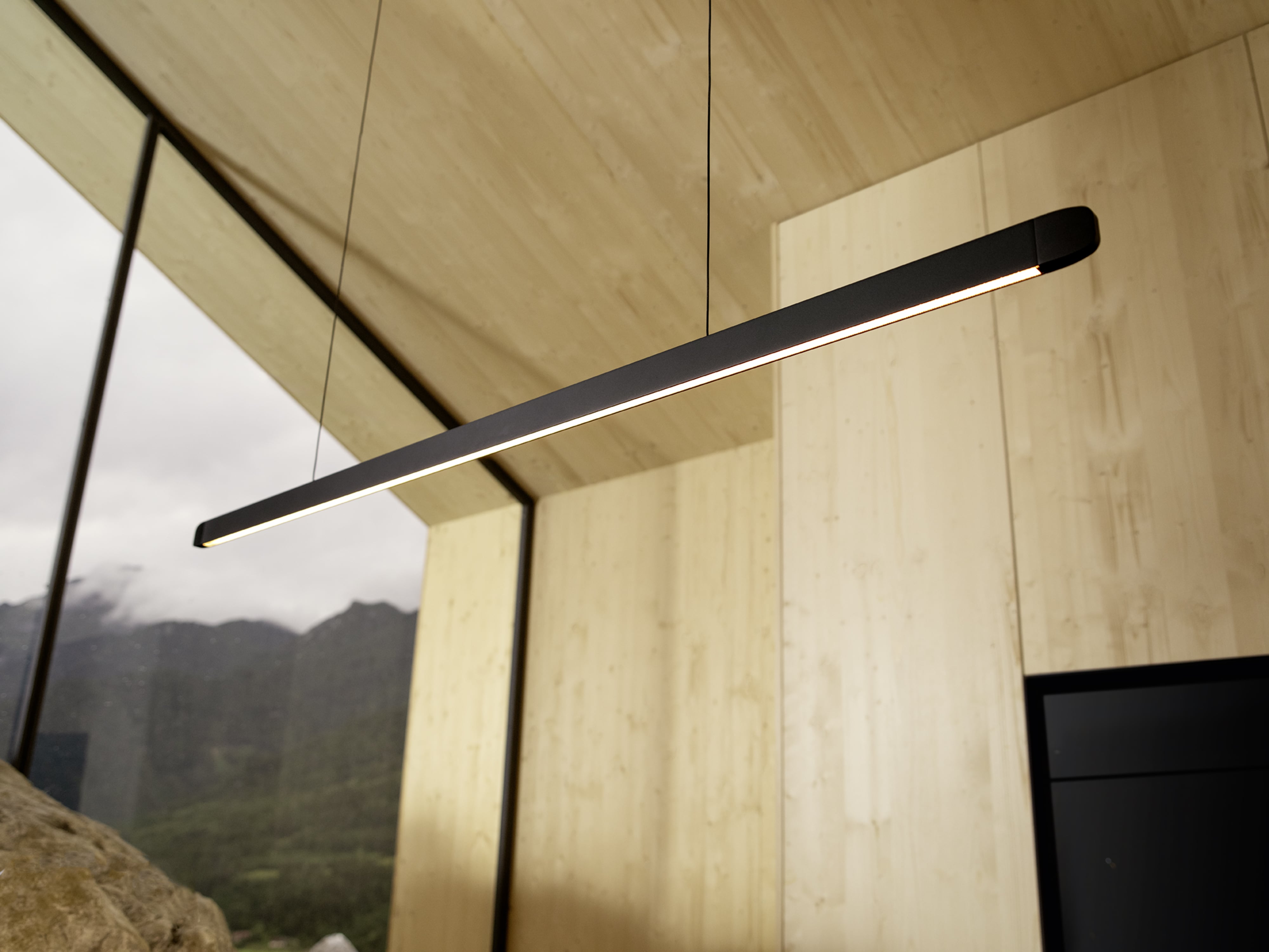 Horizon - Lampe à suspension fix (vert mousse)