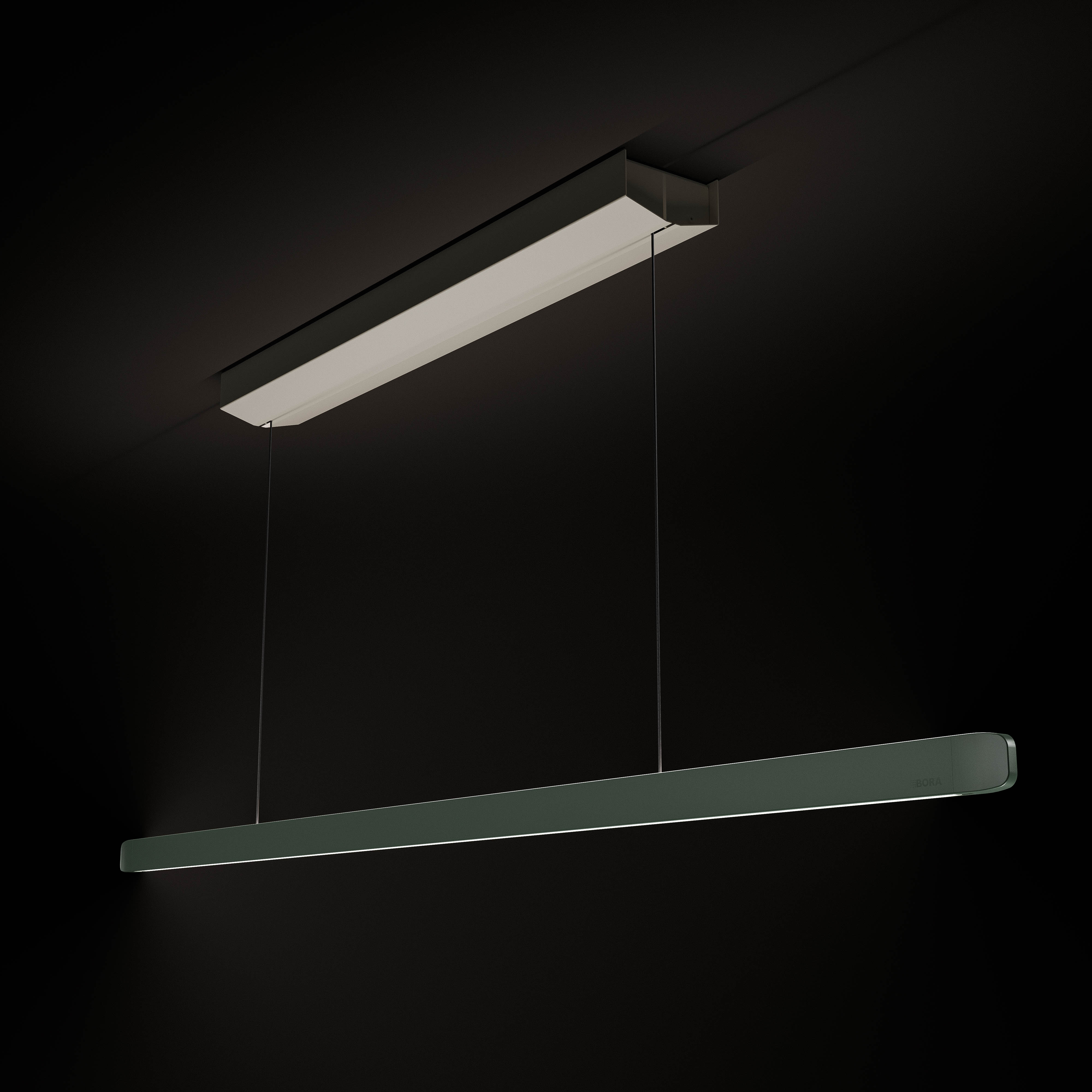 Horizon - Lampe à suspension move (vert mousse)