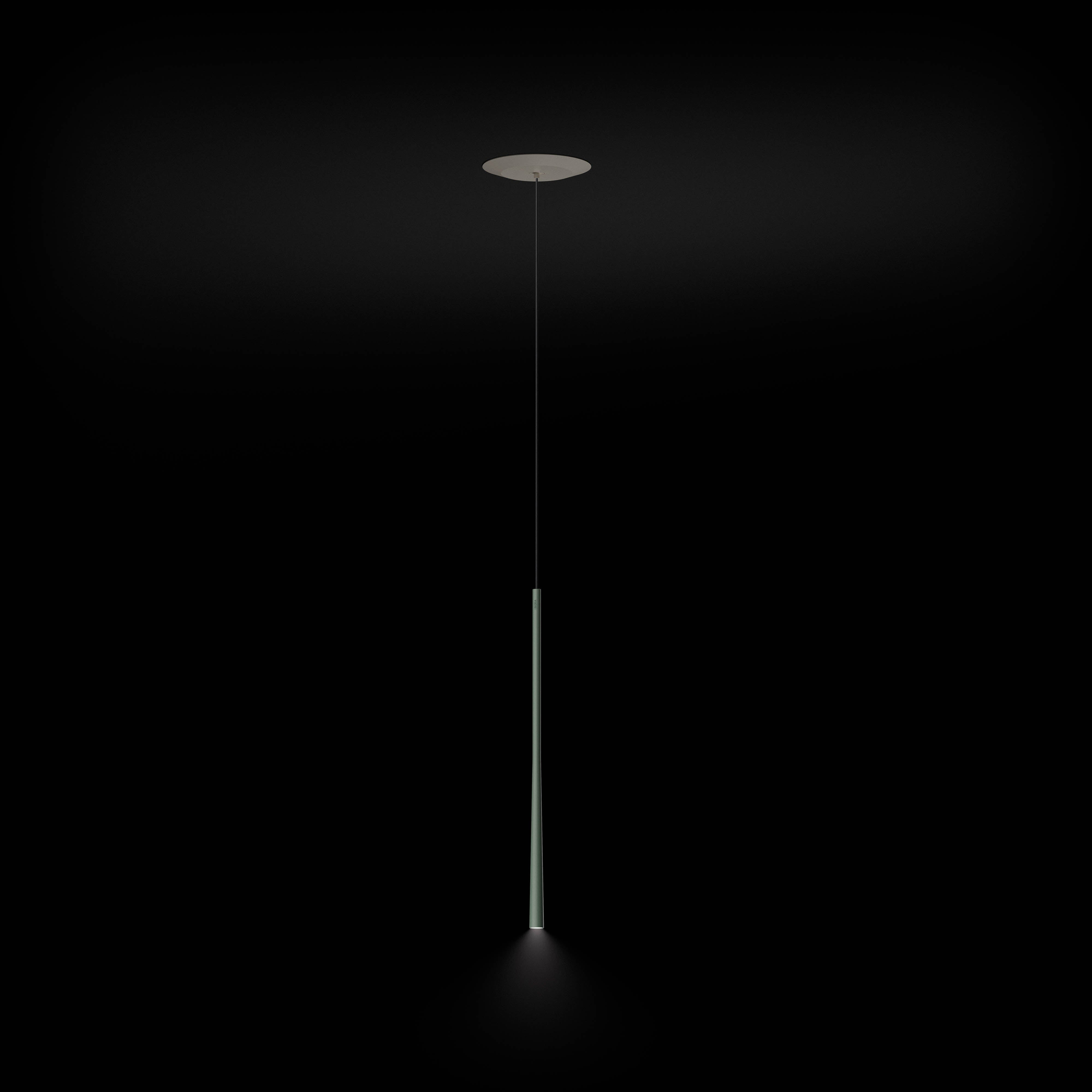 Stars - Lampe à suspension montage à fleur - vert mousse