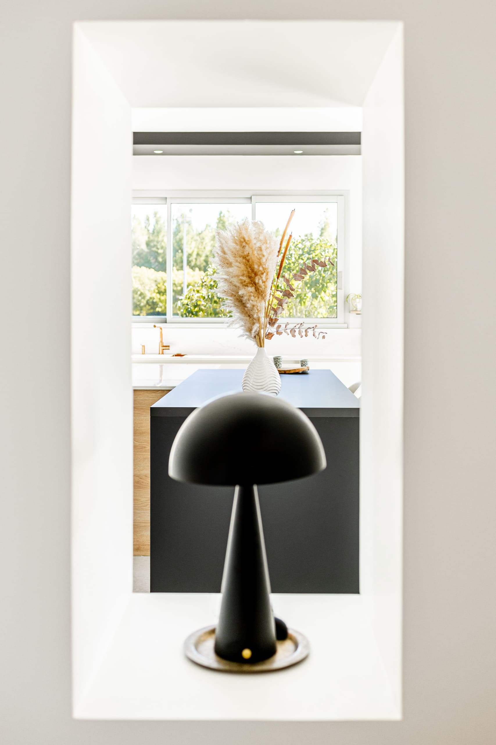 Cuisine blanche haut de gamme silestone