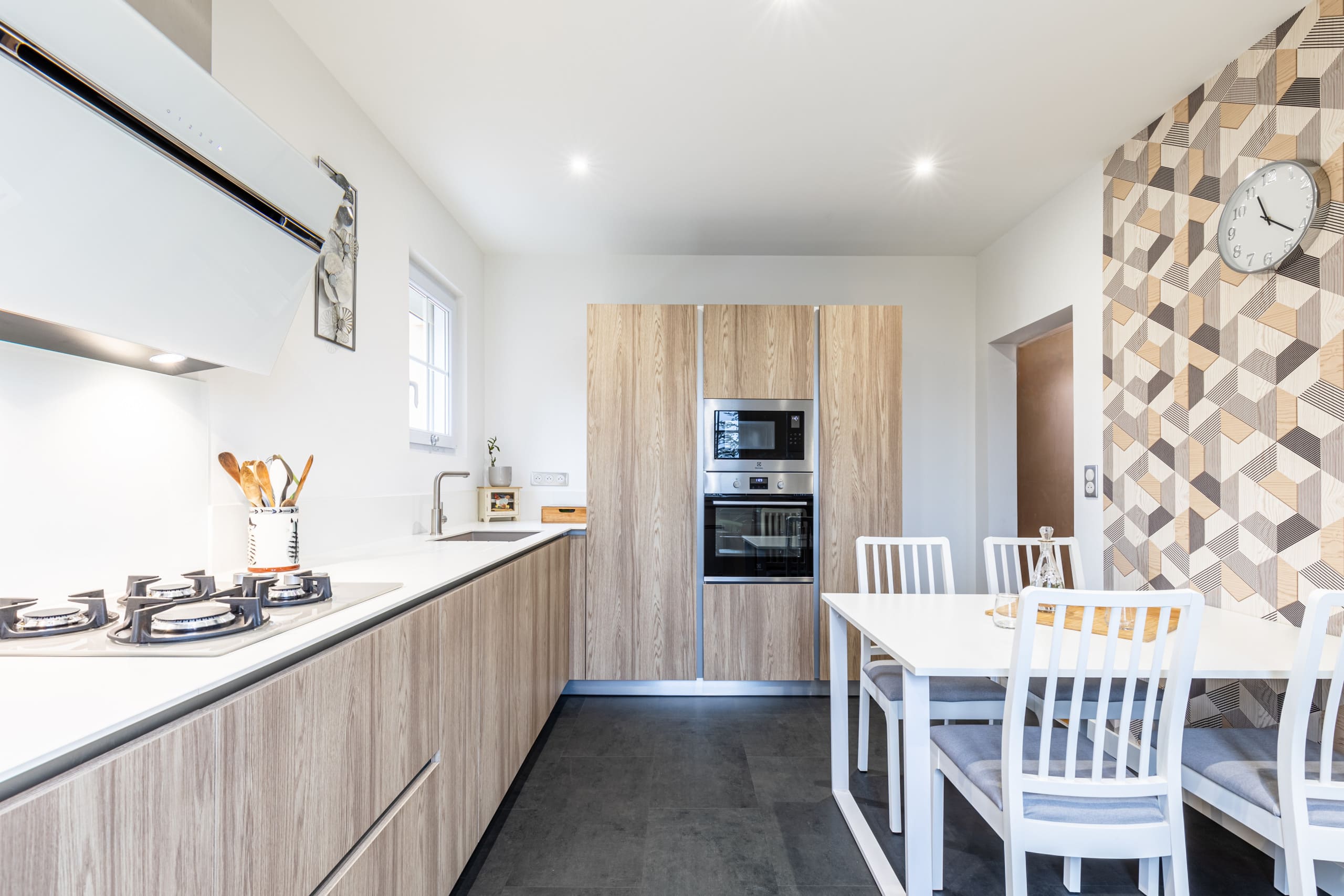 Cuisine bois en Nord-Charente