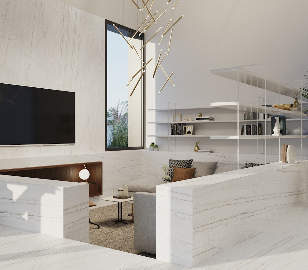 Revêtement de sol et mural en Dekton Limbo (en m²)