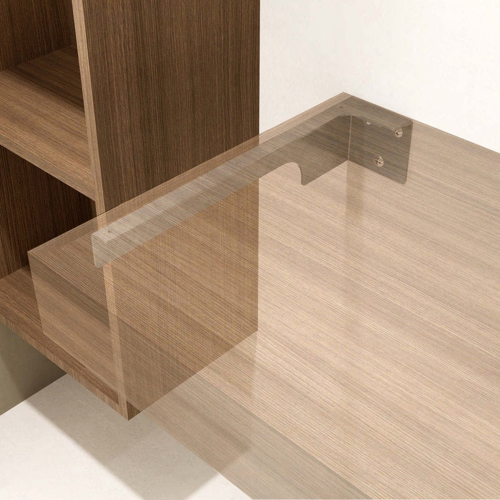 Equerres en acier zingué FIXPAK- Epaisseur 3mm- Longueur 445mm- Kit de 2 pièces