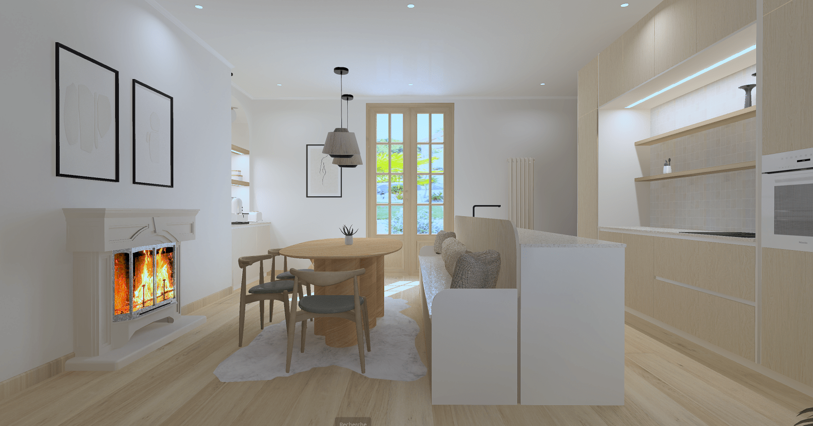 intégrer une banquette sur mesure dans une cuisine