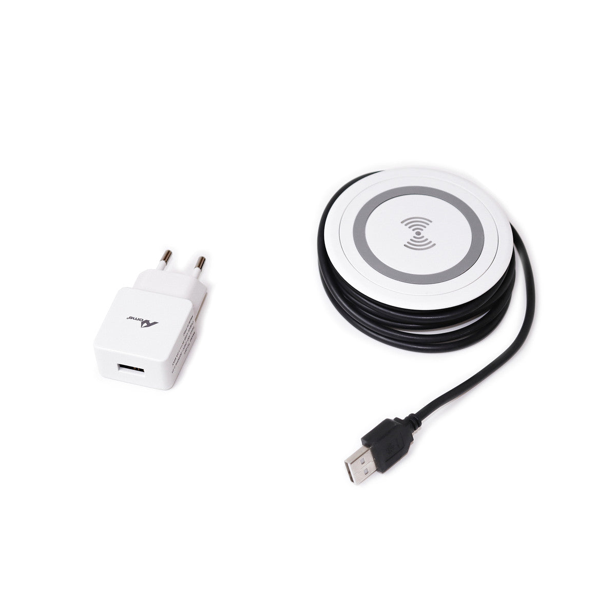 Chargeur à induction "INDUCTIVO" blanc à encastrer