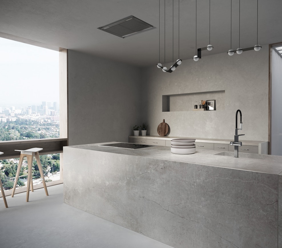 Revêtement de sol et mural en Dekton Soke (en m²)