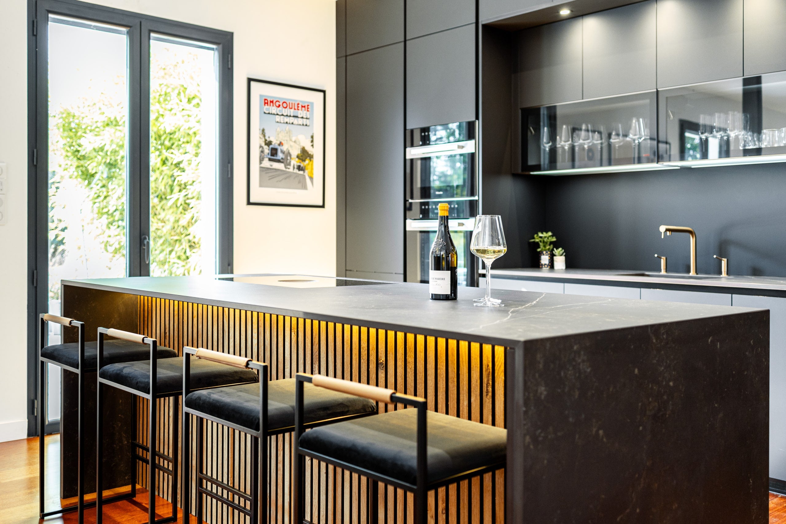 Ilot cuisine en Dekton Kelya Cosentino