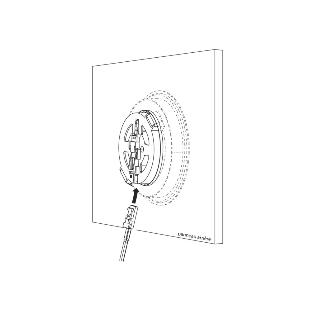 Kit 3 spots bibliothèque HALO-2W-12V DC-4000K-System connect light