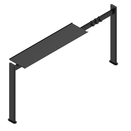 Kit étagère de crédence NOIR - L. 900mm