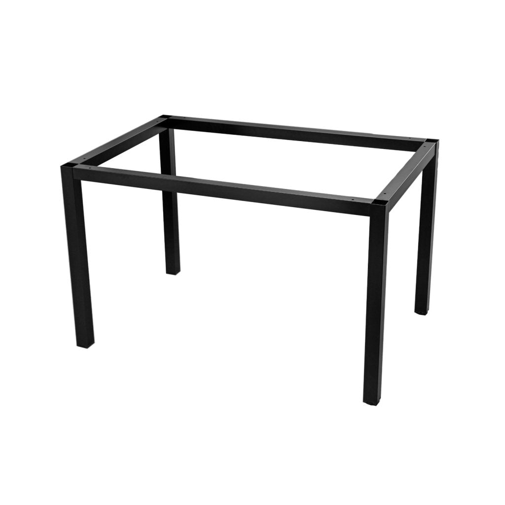 Kit pour structure de table- Composé de 4 pieds, 2 traverses, 2 longerons- Longueur 1600mm- Finition noir mat