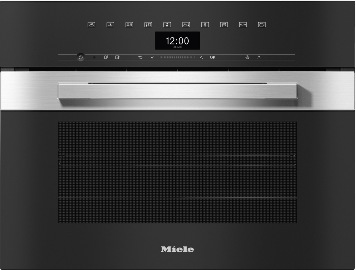 Four vapeur combiné compact Miele DGC 7445 HC Pro, finition Inox CleanSteel