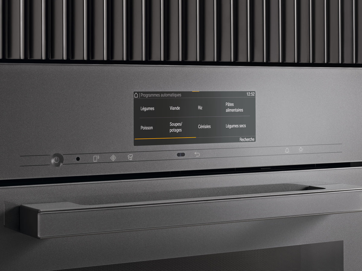 Programmes automatiques du four vapeur micro-ondes Miele