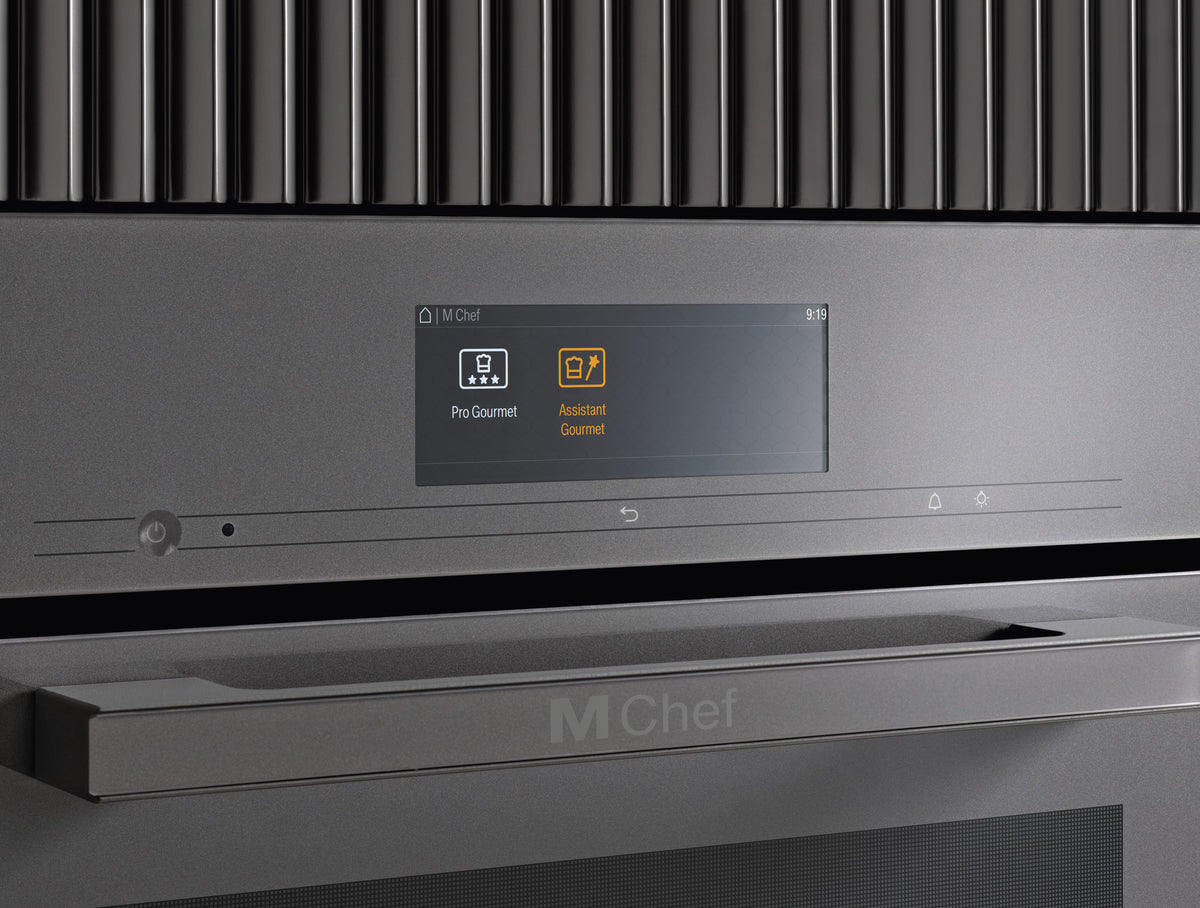 Assistant Gourmet du four Dialog Miele, réglages proposés pour chaque préparation