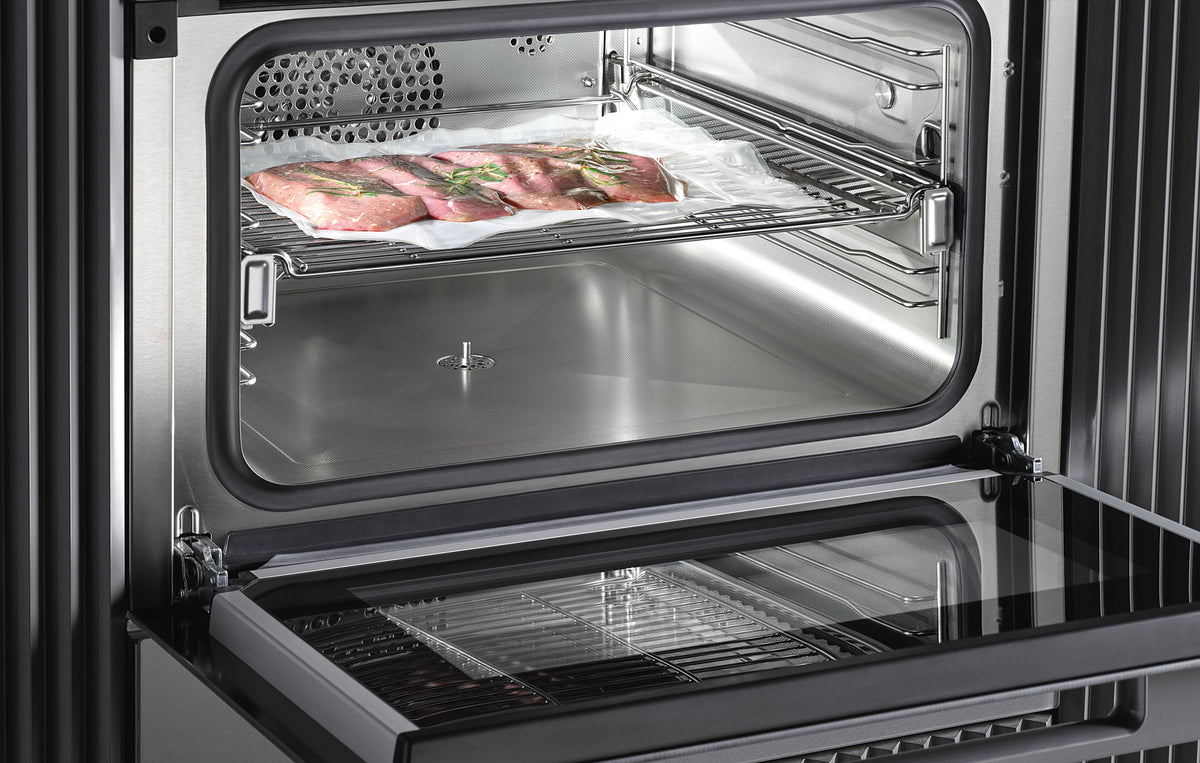 Grande surface utile d’un tiroir de mise sous vide Miele