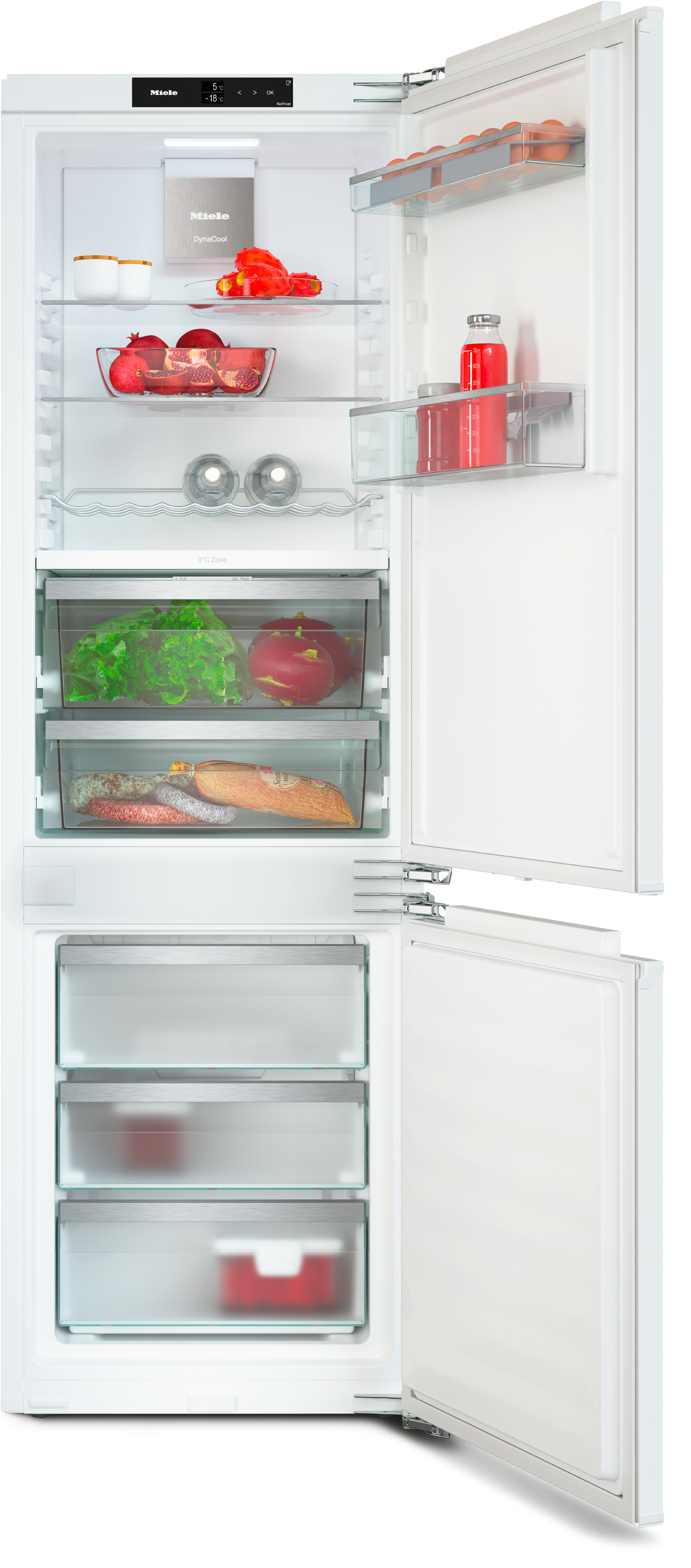 Combiné réfrigérateur-congélateur encastrable Miele KFN 7744 E pour niche de 178 cm