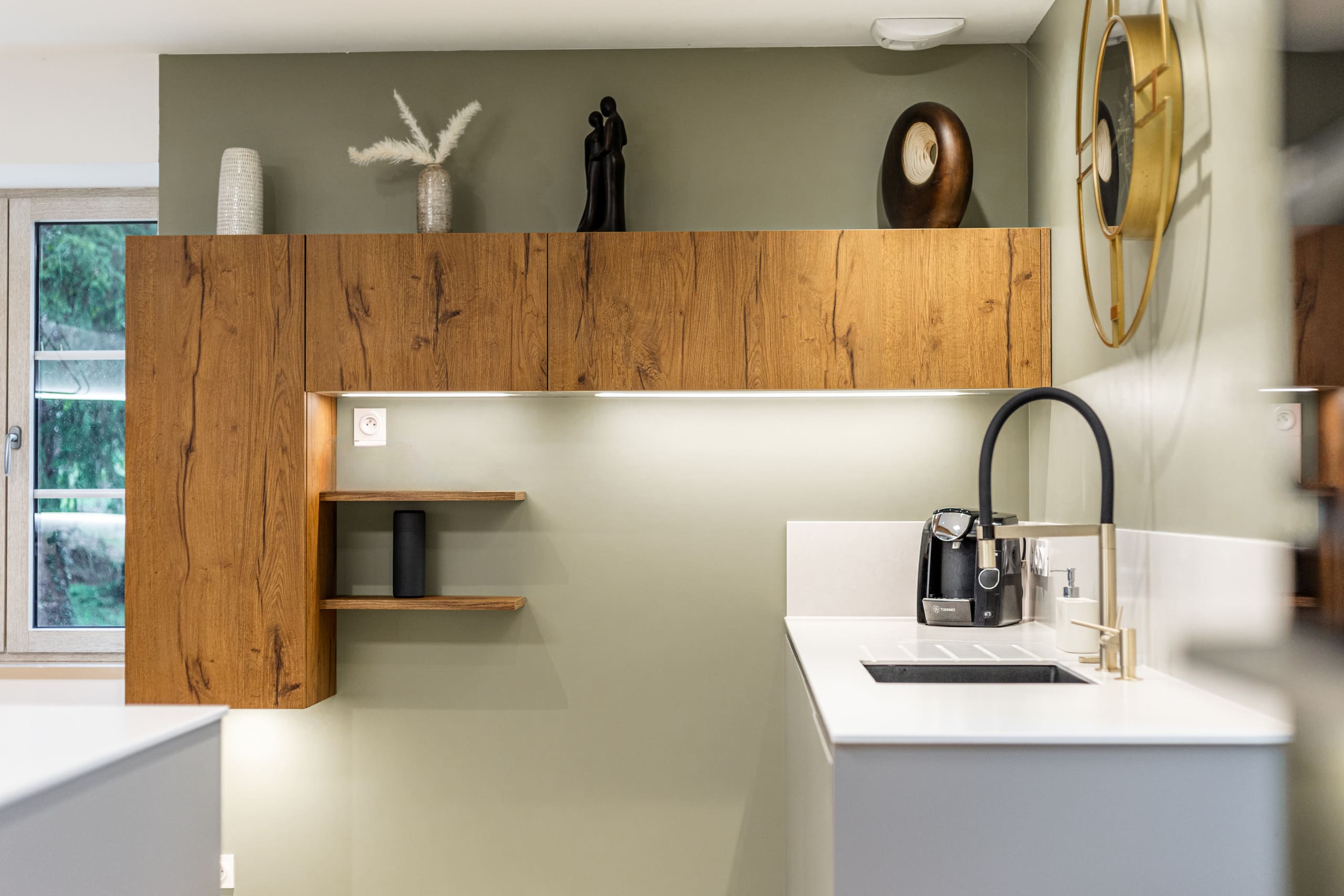 Mitigeur en inox massif avec douchette flexible BRADANO