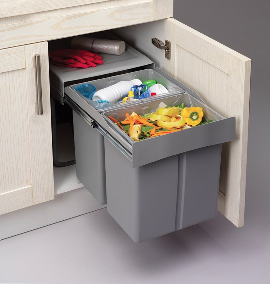 Poubelle MSA 290G couvercle amovible