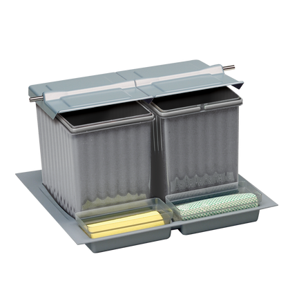 Collecteur de tri 3 bacs 27 L MSA pour tiroir de 600 mm