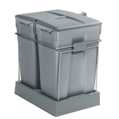 Poubelle de tri 2 bacs 70 L (550), vue principale