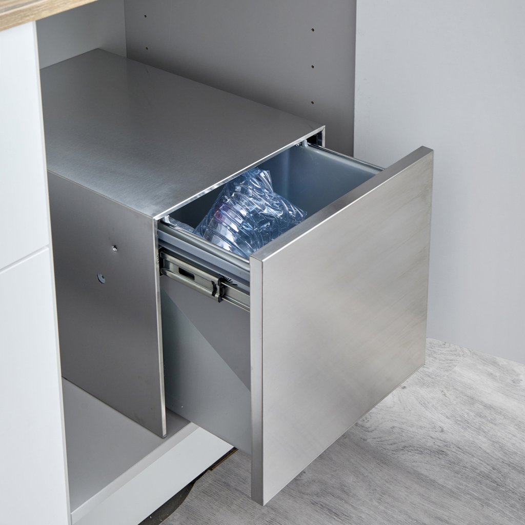Poubelle MSA 9007 corps inox