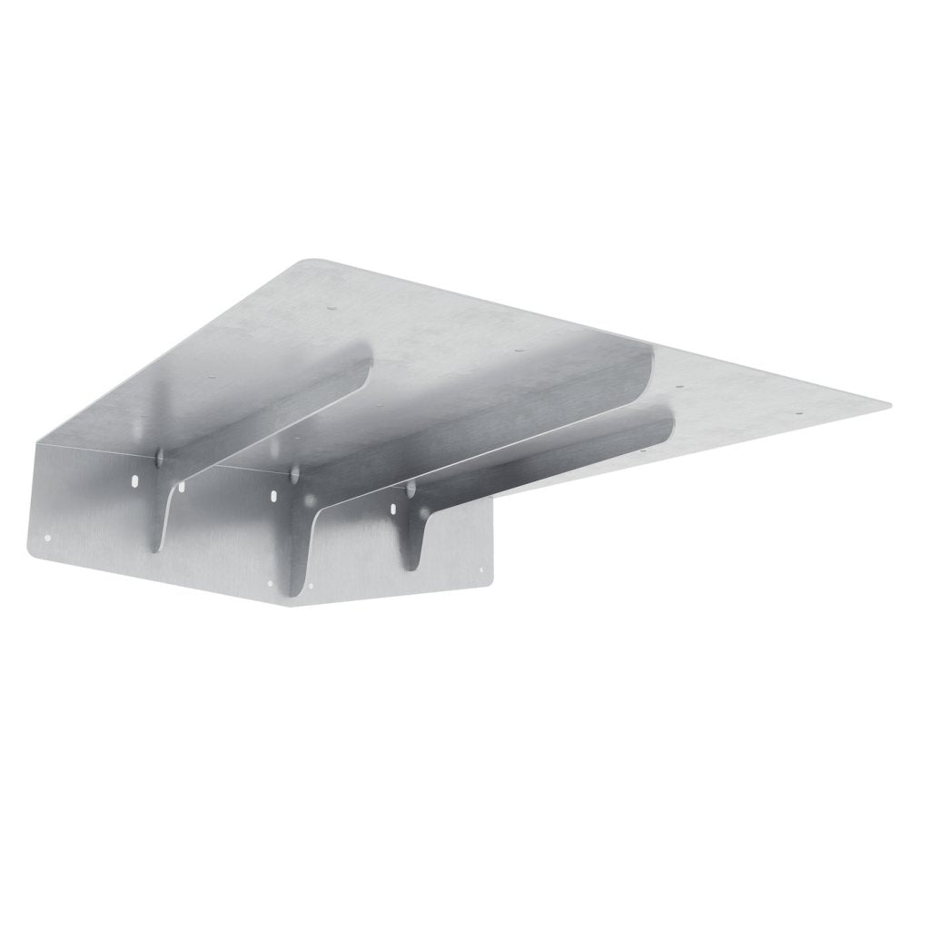 Prolongateur de plan de travail et snack 'PLAK' - 450X450mm - Finition inox brossé AISI 304