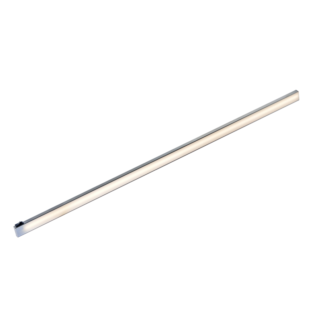Réglette LED 900 mm inox brossé MSA 8,2 W 3000 K