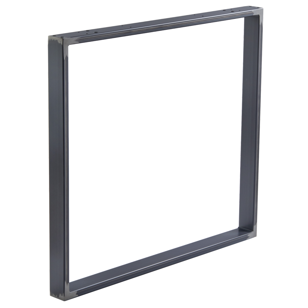 Pied cadre acier noir industriel H.875mm l.900mm