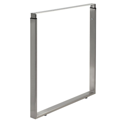 Pied cadre télescopique 800mm inox brossé hauteur réglable