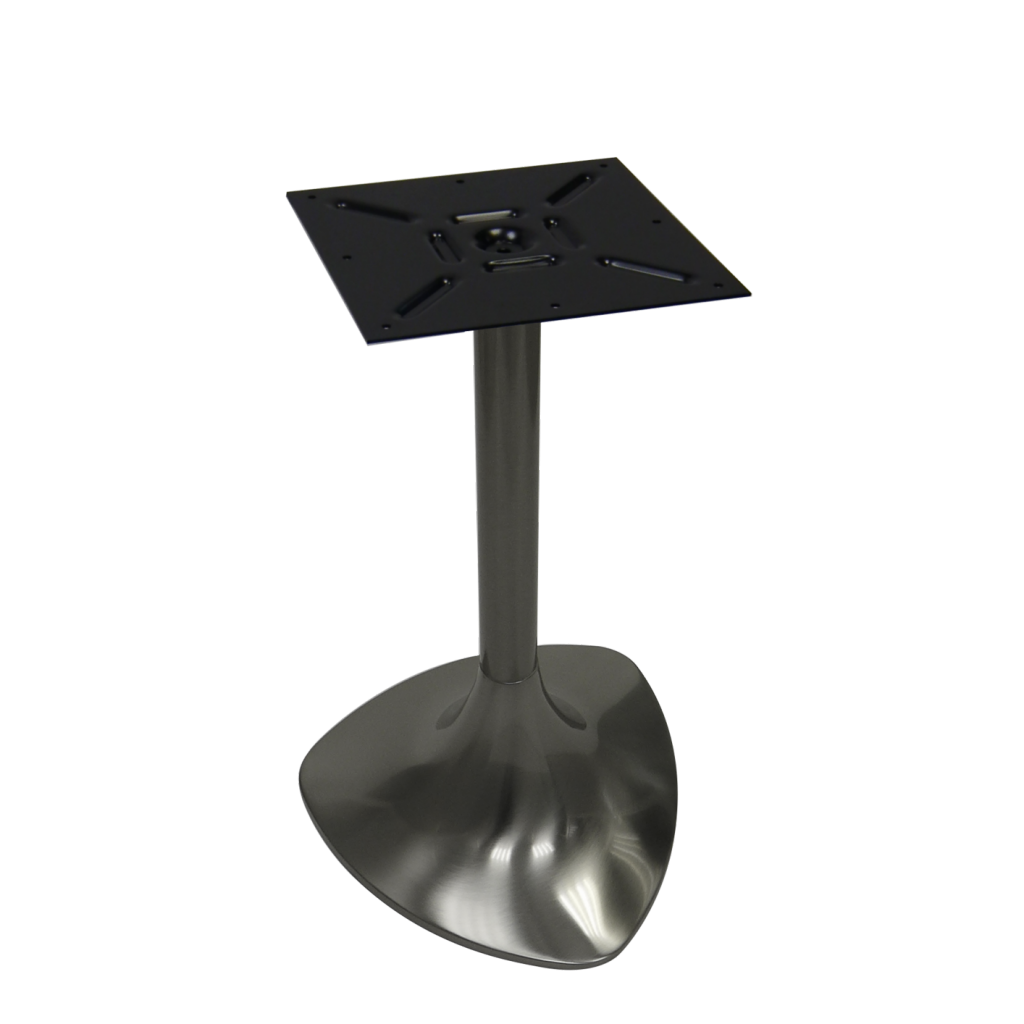 Pied central socle champignon inox brossé H.730mm MSA D65IB