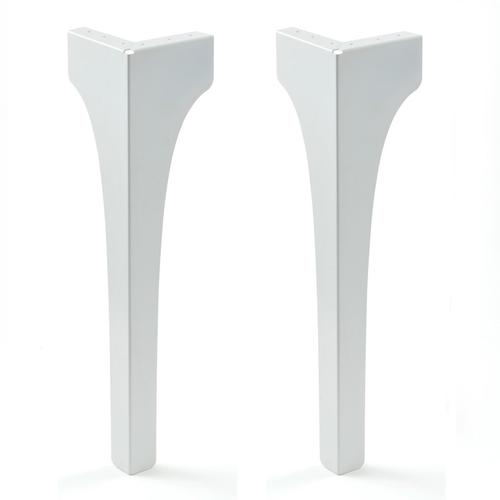 Pied de table STRONG Blanc mat-H.710mm- Vendu par 2