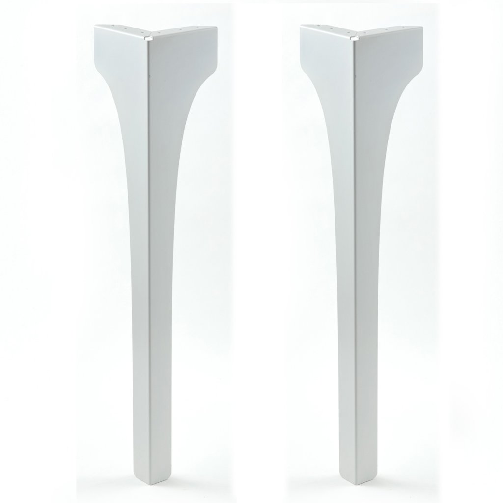 Pied de table STRONG Blanc mat-H.870mm- Vendu par 2