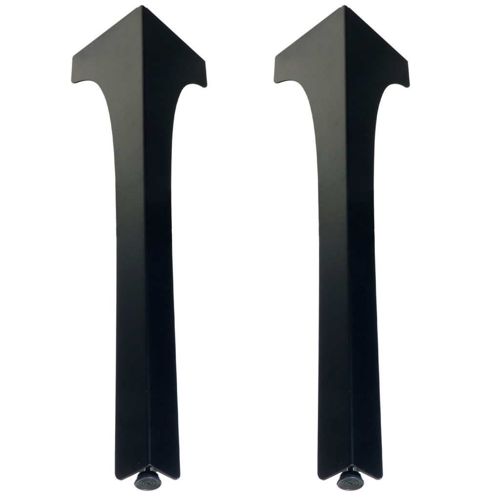 Pied de table STRONG Noir mat-H.890mm- Vendu par 2