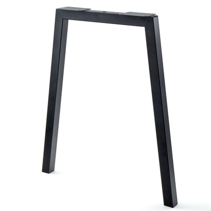 Pied MONTANA - largeur haute : 550mm - largeur basse : 800mm - hauteur 900mm - finition noir mat (RAL9005)