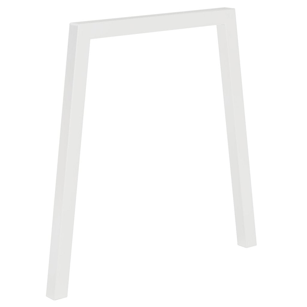 Pied NEVADA - largeur haute : 640mm - largeur basse : 835mm - hauteur 710mm - finition blanc mat (RAL9010)