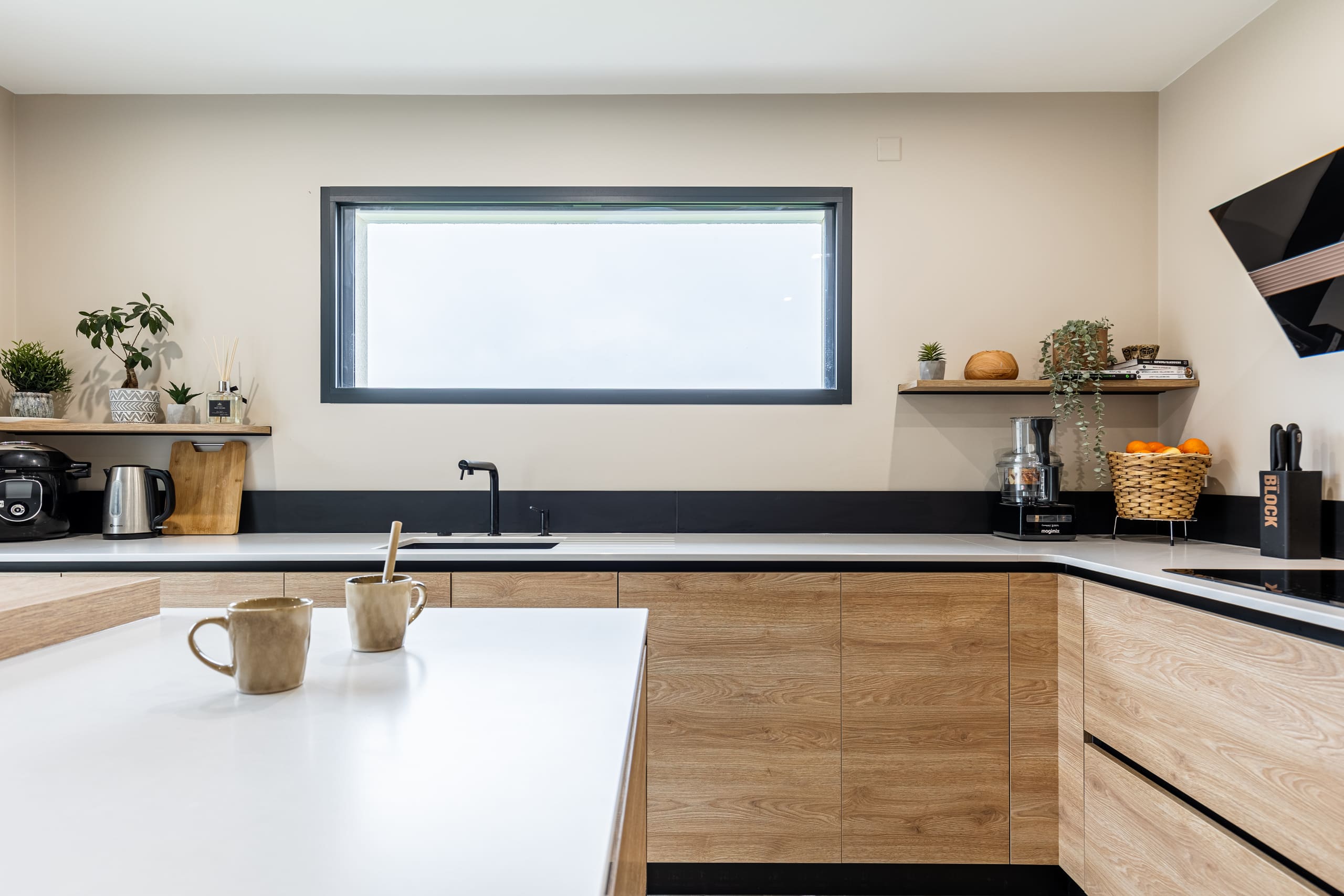 Plans de travail en Silestone Nolita de chez Cosentino