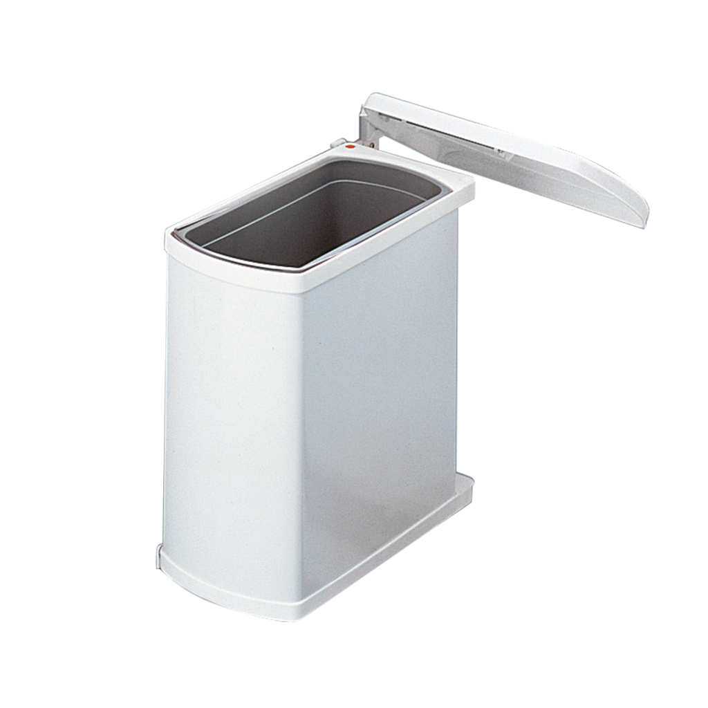 Poubelle automatique de cuisine 18L blanche pour meuble de 450 mm (réf. B341)