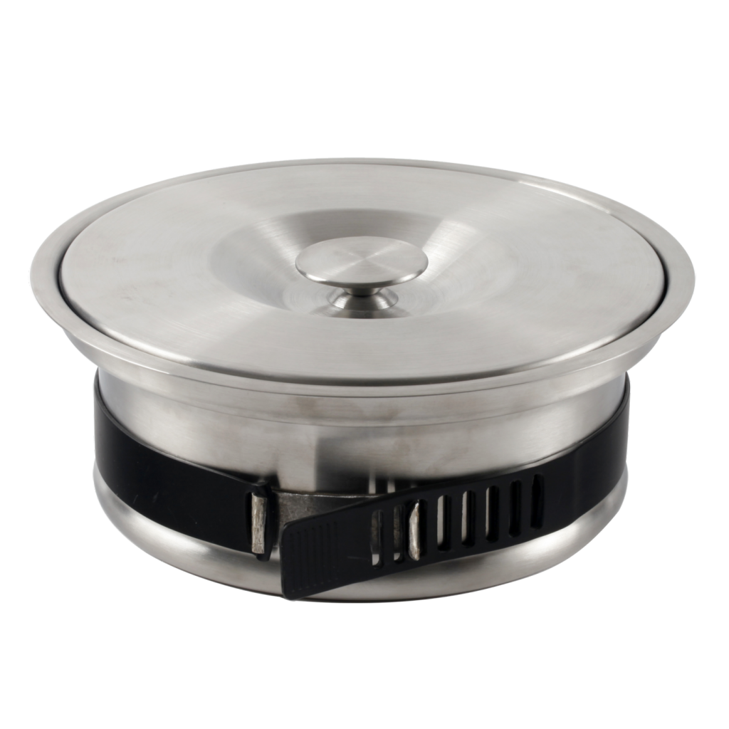 Vide-déchets en inox version sac de 30L (non fourni) - diamètre 250mm